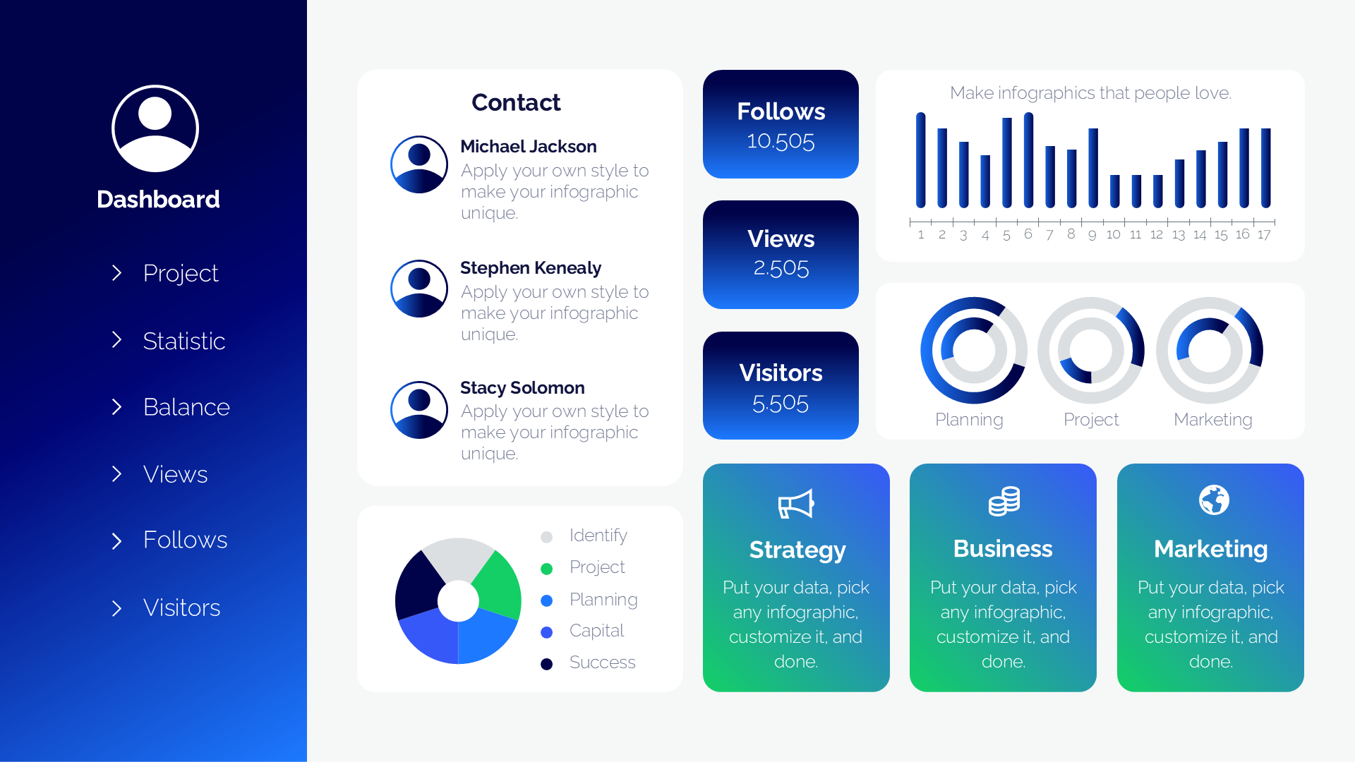 Dashboards Light slide 4